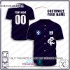 Personalized AFL vintage Carlton Football Club 90s Baseball Jersey Shirt