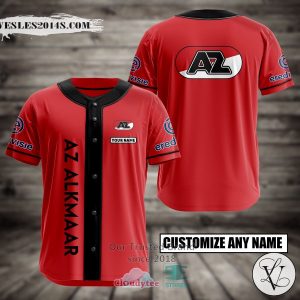 Personalized AZ Alkmaar Custom Baseball Jersey