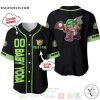 Personalized Baby Yoda Disney All Over Print Black Baseball jersey