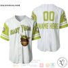 Personalized Baby Yoda Star Wars All Over Print Pinstripe White Baseball jersey