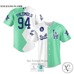 Personalized Bad Bunny Los Angeles Dodgers Baseball Jersey