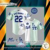Personalized Bad Bunny Los Angeles Dodgers MLB Baseball Jersey