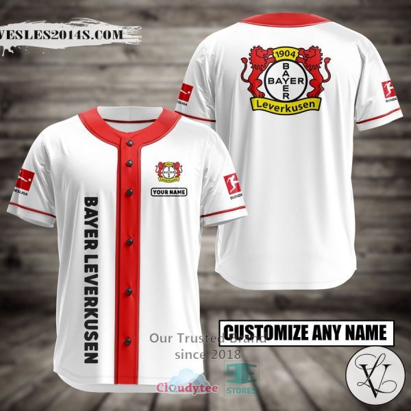 Personalized Bayer Leverkusen Custom Baseball Jersey