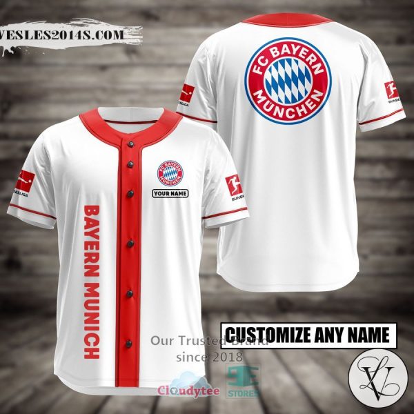 Personalized Bayern Munich Custom Baseball Jersey