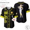 Personalized Belle Beauty & The Beast Disney Princess All Over Print Baseball Jersey – Black