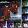Personalized Blast Fire Skull Custom Baseball Jersey