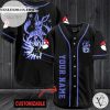 Personalized Blue Eevee Baseball Jersey – Black