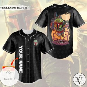 Personalized Boba Fett Baseball Jersey