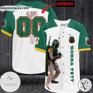 Personalized Bobba Fett Baseball Jersey