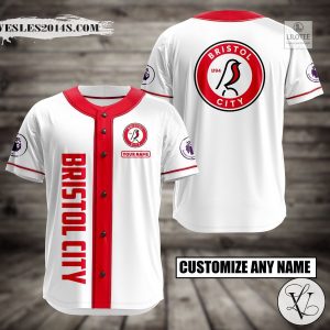 Personalized Bristol City 1894 Baseball Jersey