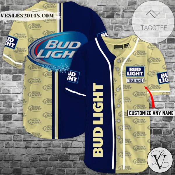 Personalized Bud Light Baseball Jersey