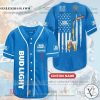 Personalized Bud Light Beer United States Flag custom Baseball Jersey