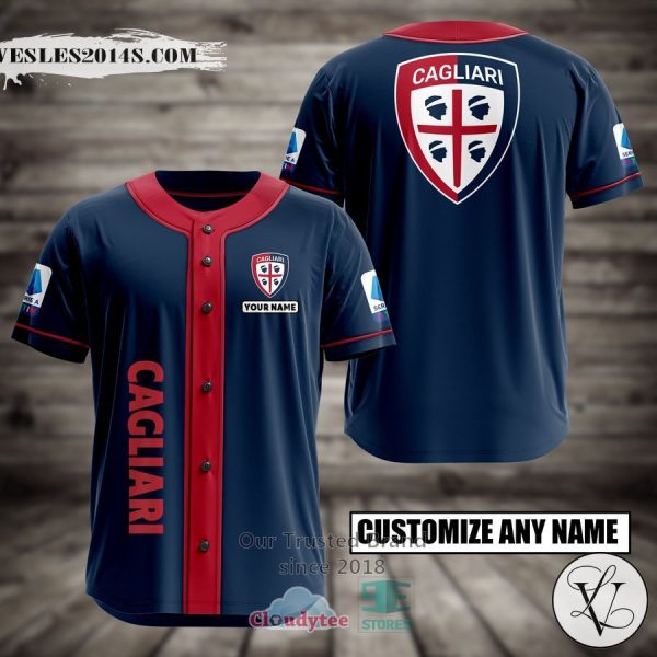 Personalized Cagliari Custom Baseball Jersey