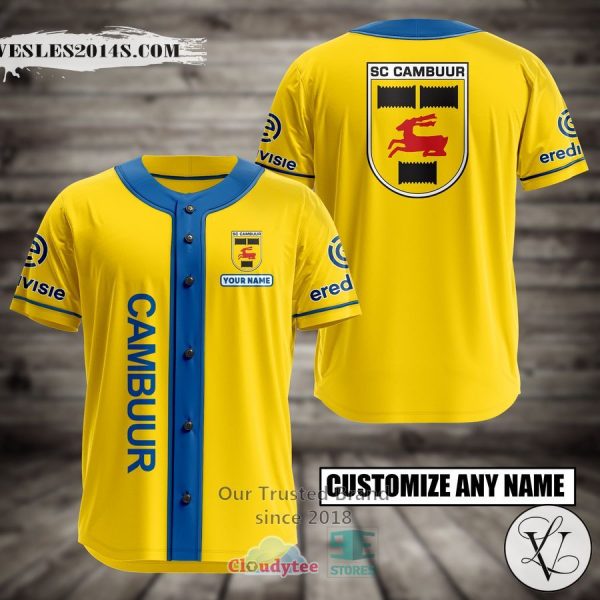 Personalized Cambuur Custom Baseball Jersey