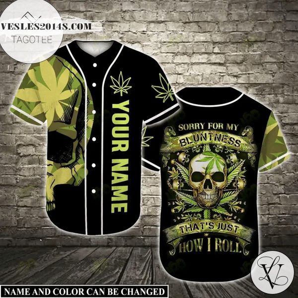 Personalized Cannabis Baseball Jersey