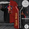 Personalized Captain Morgan Baseball Jersey red