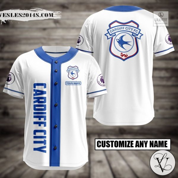 Personalized Cardiff City FC Baseball Jersey