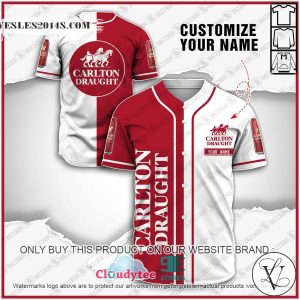 Personalized Carlton Draught Baseball Jersey Shirt