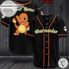 Personalized Charmander Baseball Jersey – Black