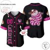 Personalized Cheshire Cat Disney All Over Print Baseball Jersey – Black