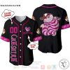 Personalized Cheshire Cat Disney All Over Print Black Baseball jersey
