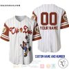 Personalized Chipmunks Chip & Dale All Over Print Pinstripe White Baseball jersey