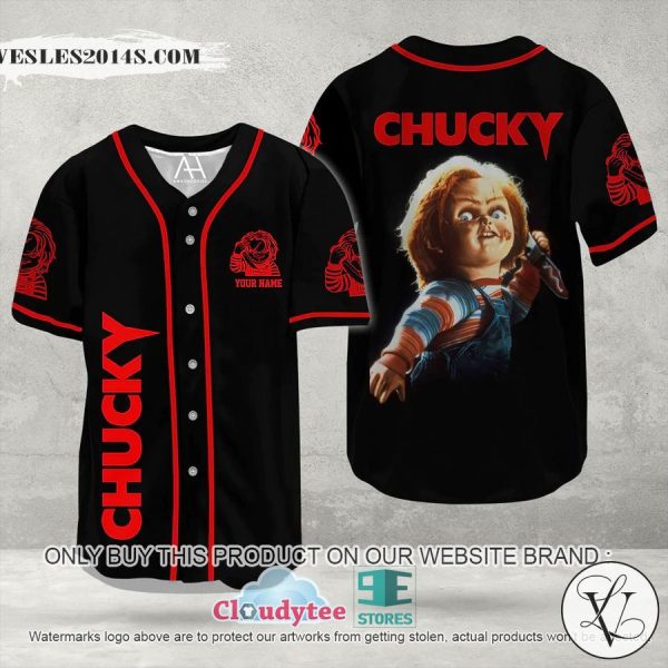 Personalized Chucky Child’s Play Back Baseball Jersey