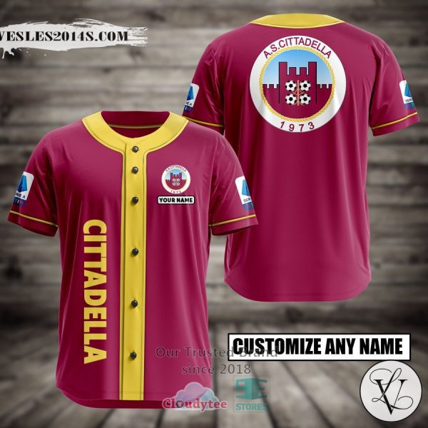 Personalized Cittadella Custom Baseball Jersey