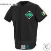 Personalized Clover US Flag Black Baseball Jersey