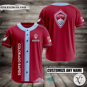 Personalized Colorado Rapids Custom Baseball Jersey