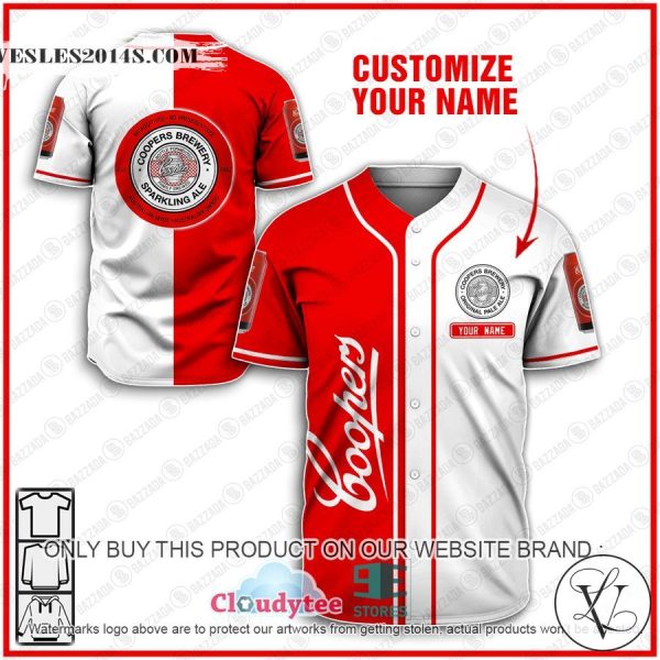 Personalized Coopers Baseball Jersey Shirt