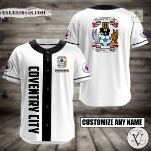 Personalized Coventry City Football Club Baseball Jersey