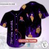 Personalized Crown Royal black purple Custom Baseball Jersey