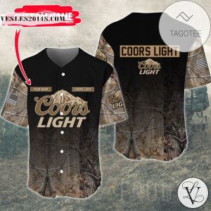 Personalized Deer Hunting Coors Light Baseball Jersey