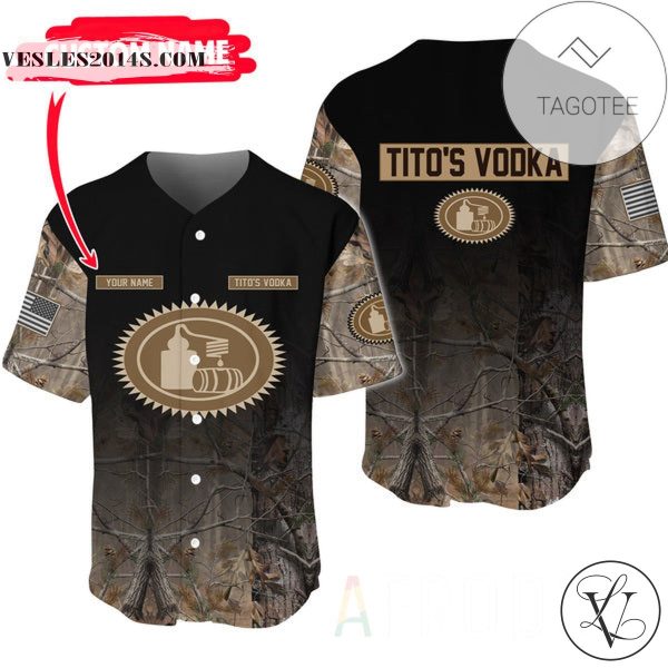 Personalized Deer Hunting Tito’s Baseball Jersey