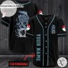 Personalized Delphox Baseball Jersey – Black