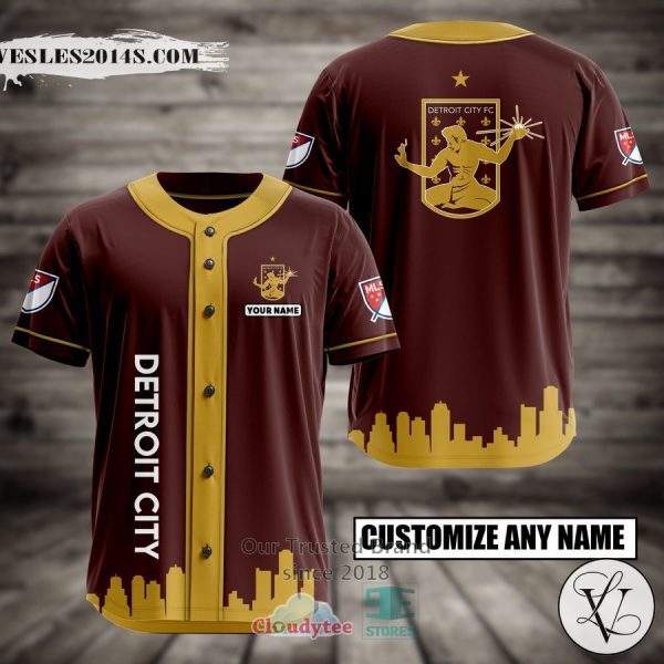 Personalized Detroit City Custom Baseball Jersey