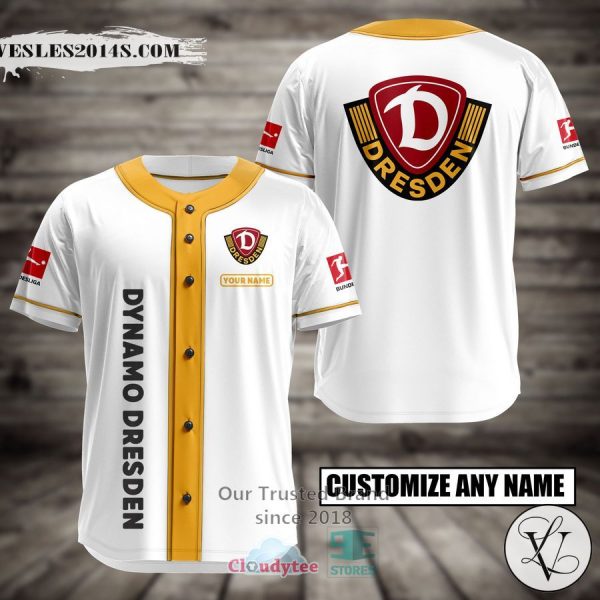 Personalized Dynamo Dresden Custom Baseball Jersey