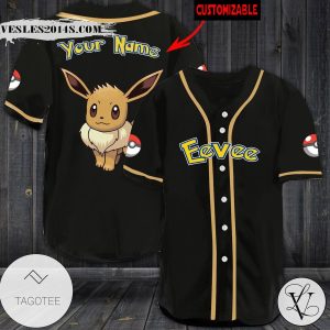 Personalized Eevee Baseball Jersey