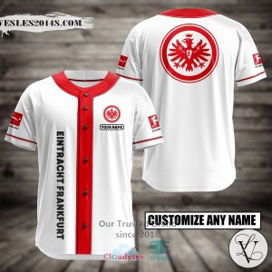 Personalized Eintracht Frankfurt Custom Baseball Jersey