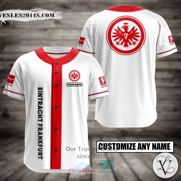 Personalized Eintracht Frankfurt Custom Baseball Jersey