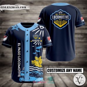 Personalized El Paso Locomotive Custom Baseball Jersey