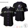 Personalized Evil Queen Maleficent Disney All Over Print Black Baseball jersey