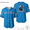Personalized Evil Queen Maleficent Disney All Over Print Blue Baseball jersey