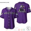 Personalized Evil Queen Maleficent Disney All Over Print Purple Baseball jersey