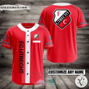 Personalized FC Utrecht Custom Baseball Jersey