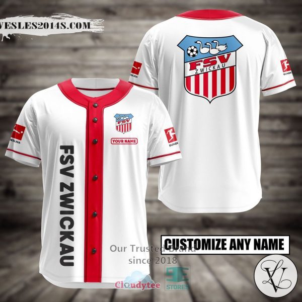 Personalized FSV Zwickau Custom Baseball Jersey