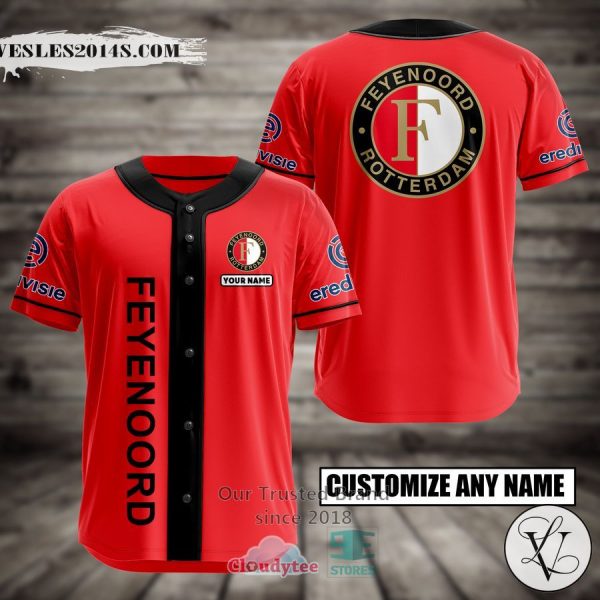 Personalized Feyenoord Custom Baseball Jersey
