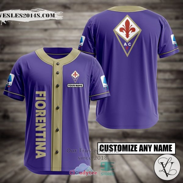 Personalized Fiorentina Custom Baseball Jersey