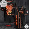 Personalized Flareon Eevee Baseball Jersey – Black